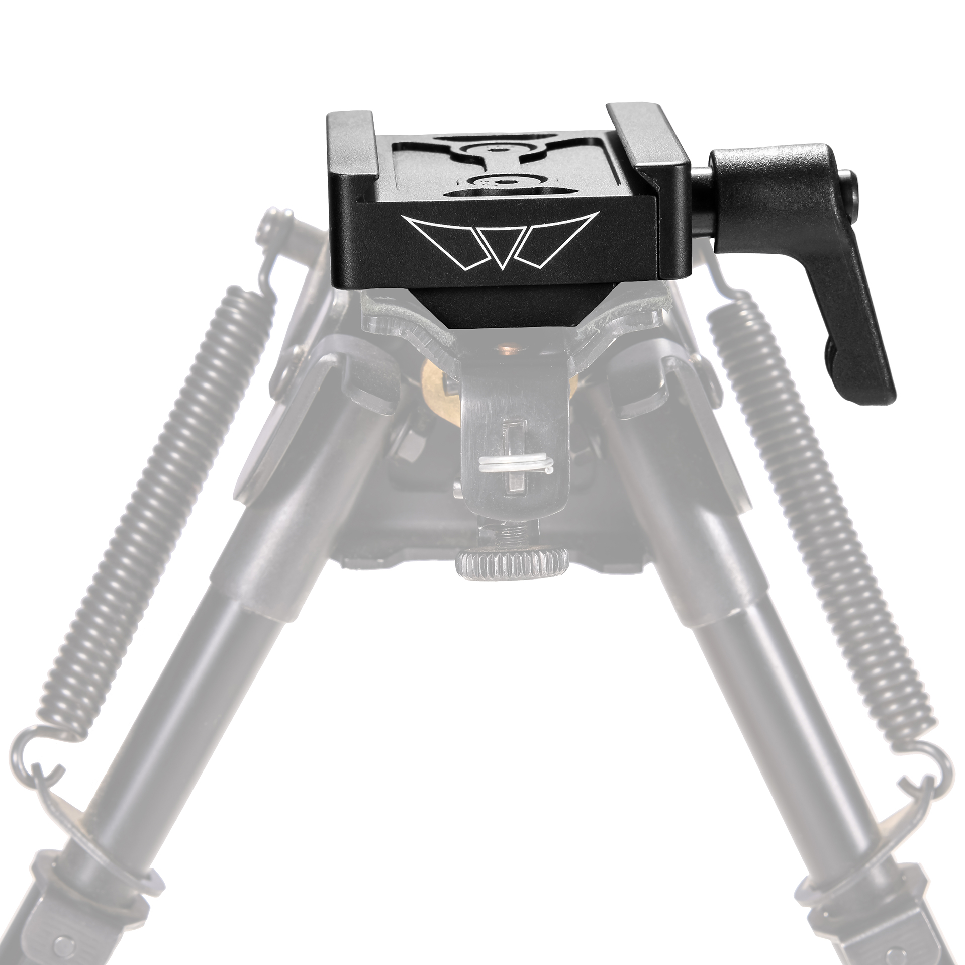 Warne 7956M ARCA Rail Adapter for Swivel Stud Bipods