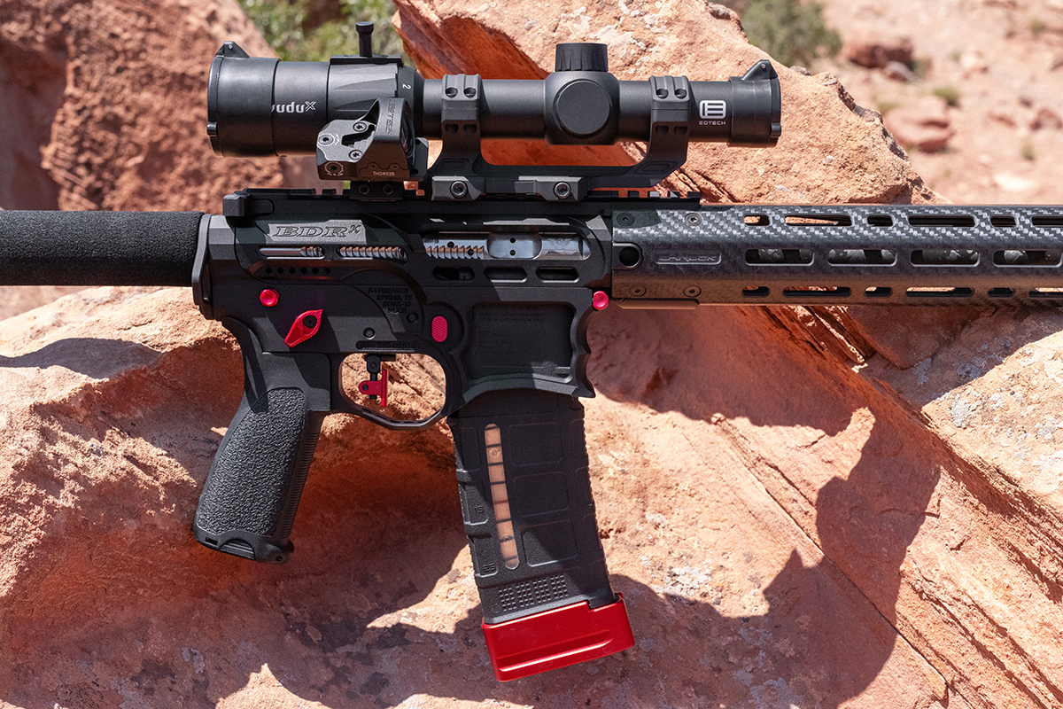 Warne Hyperlite MSR mount on rifle