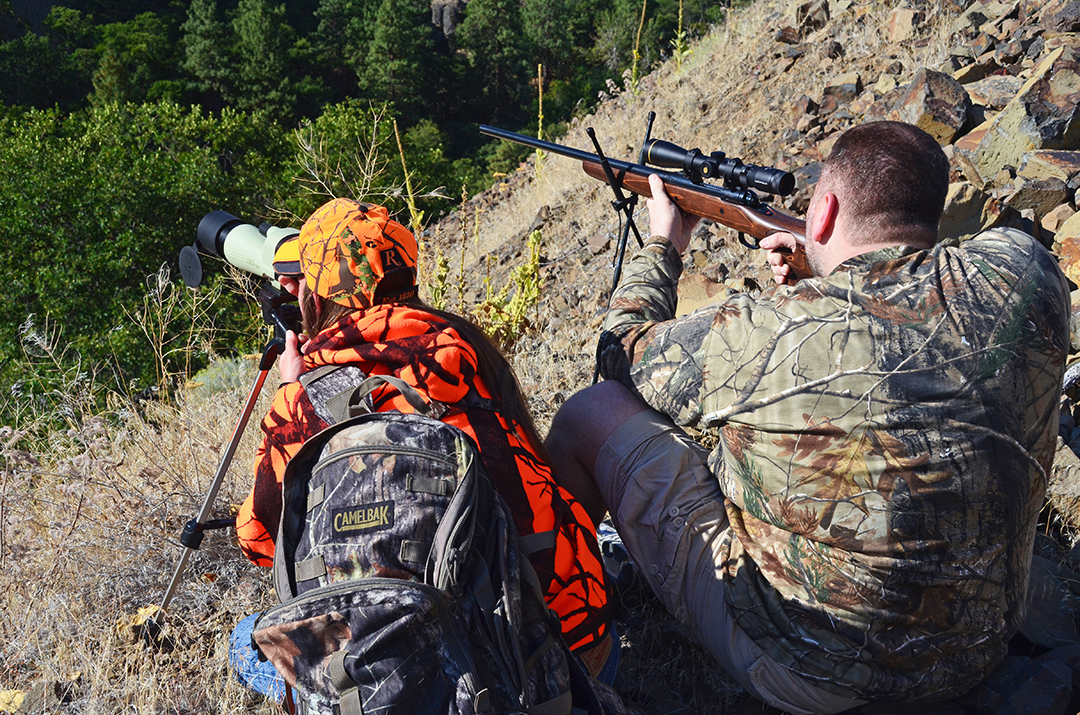 hunting with a savage rifle and warne scope mounts