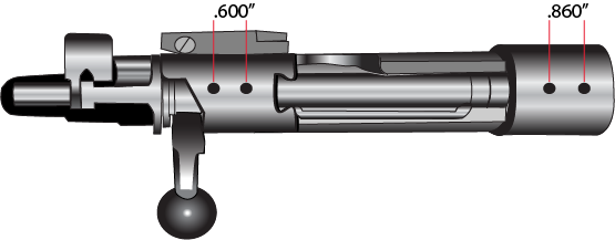 Mauser M18 scope mount base