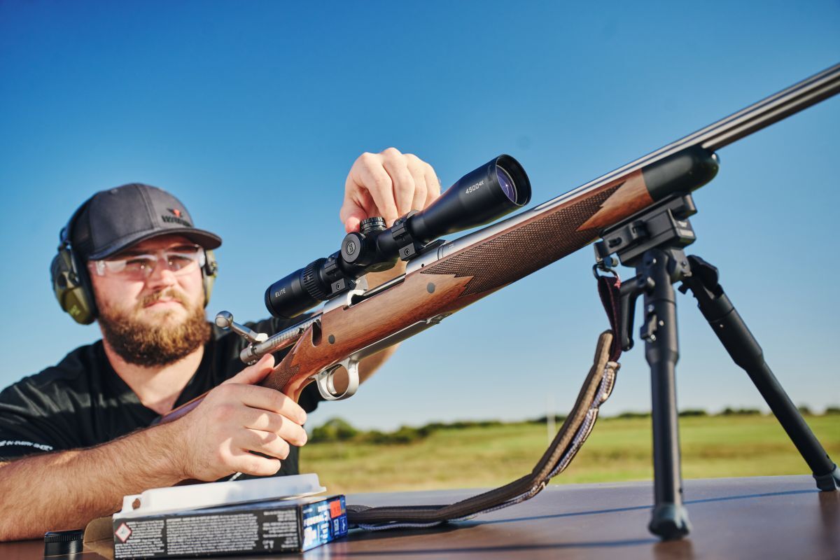 zeroing a rifle on a Warne bipod using elevation turret
