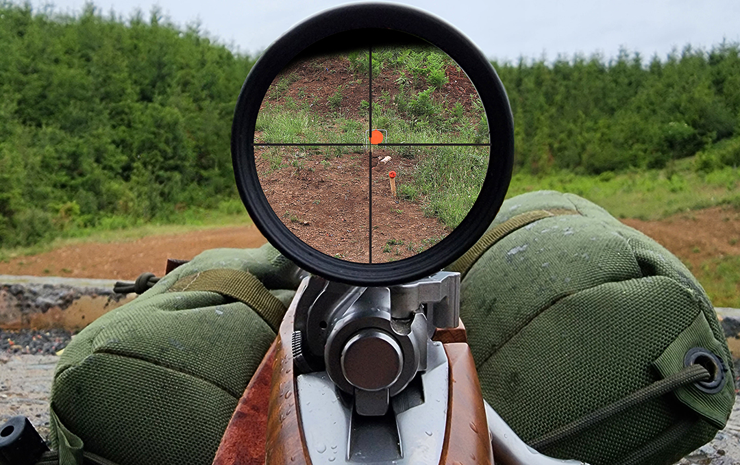 scope set up too high preventing full sight picture