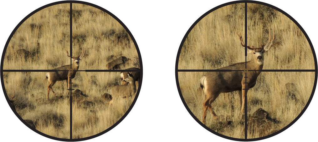 example of second focal plane reticle