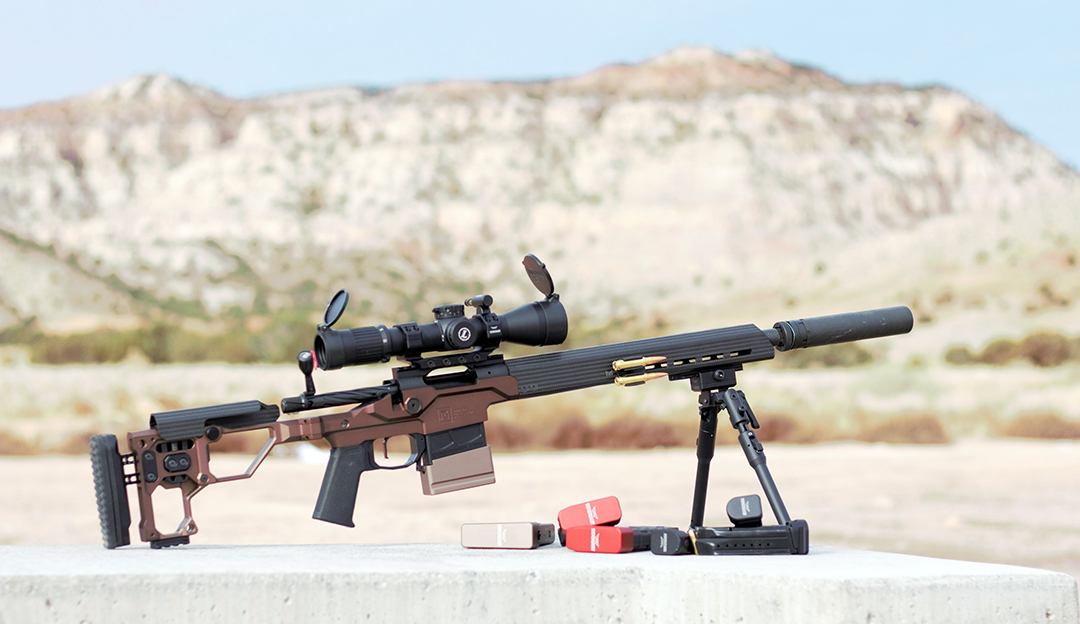 Skyline Lite bipod for precision rifle