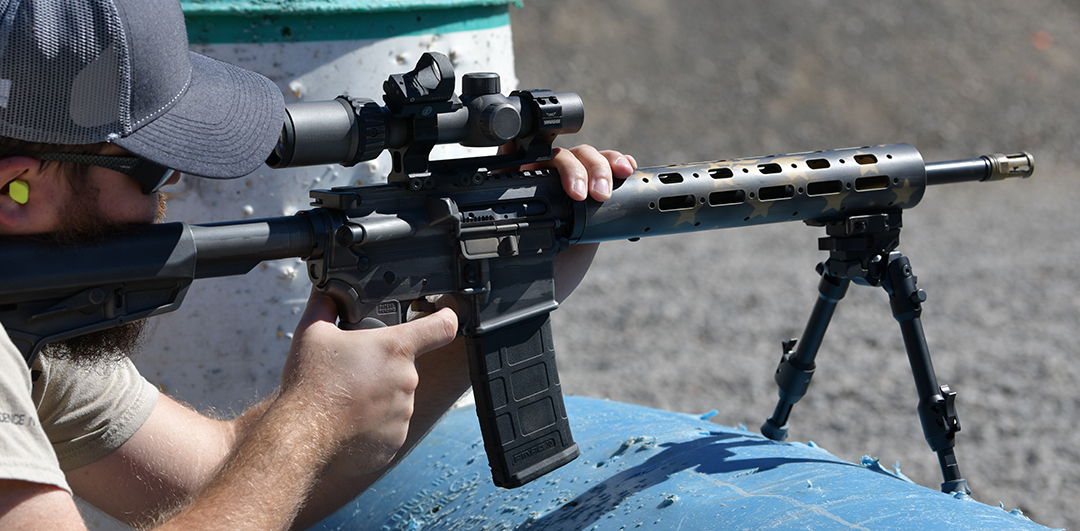 ar15 used in 3-gun competition