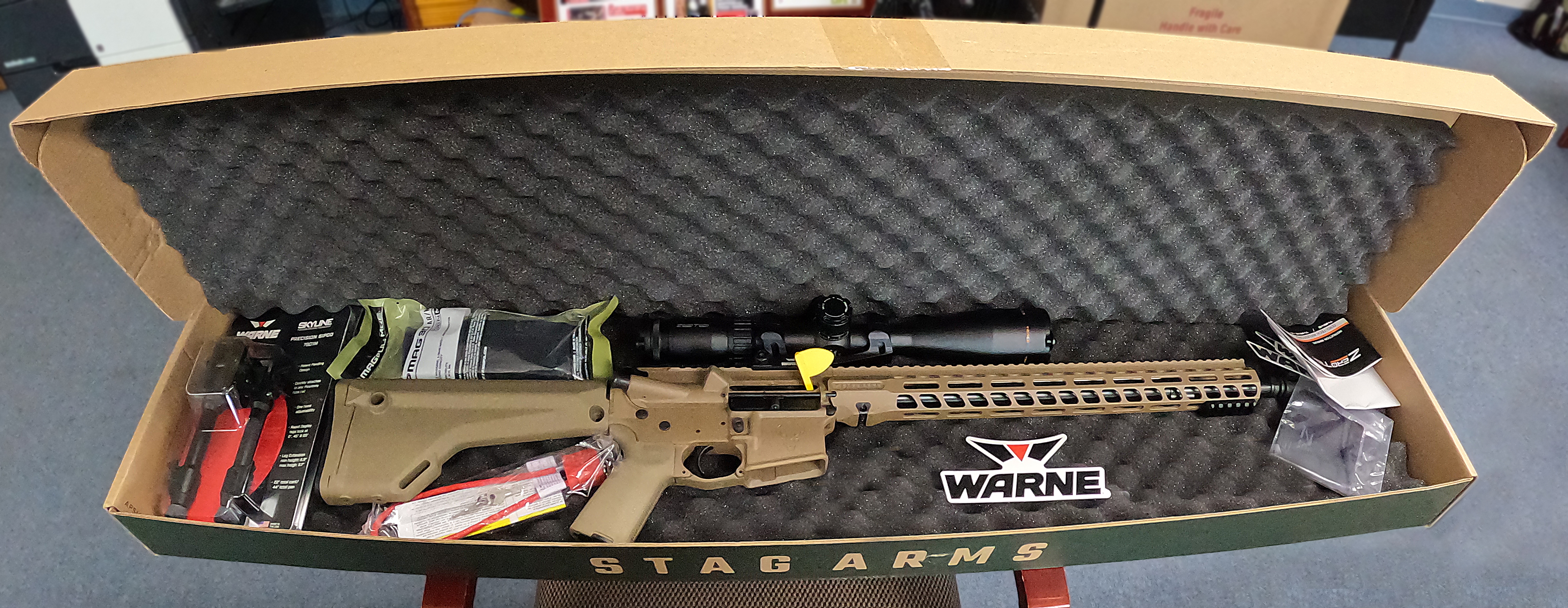 Stag-15 AR15 with Warne Scope Mount